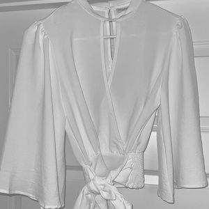 Lizard Thicket Crop Blouse! Perfect with high wasted jeans! Worn once!